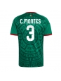 Moške Nogometnih dresov Mehika Cesar Montes #3 Domači SP 2026 Kratki rokavi Moške Nogometnih dresov Mehika Cesar Montes #3 Domači SP 2026 Kratki rokavi